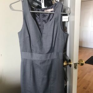 Gray business dress